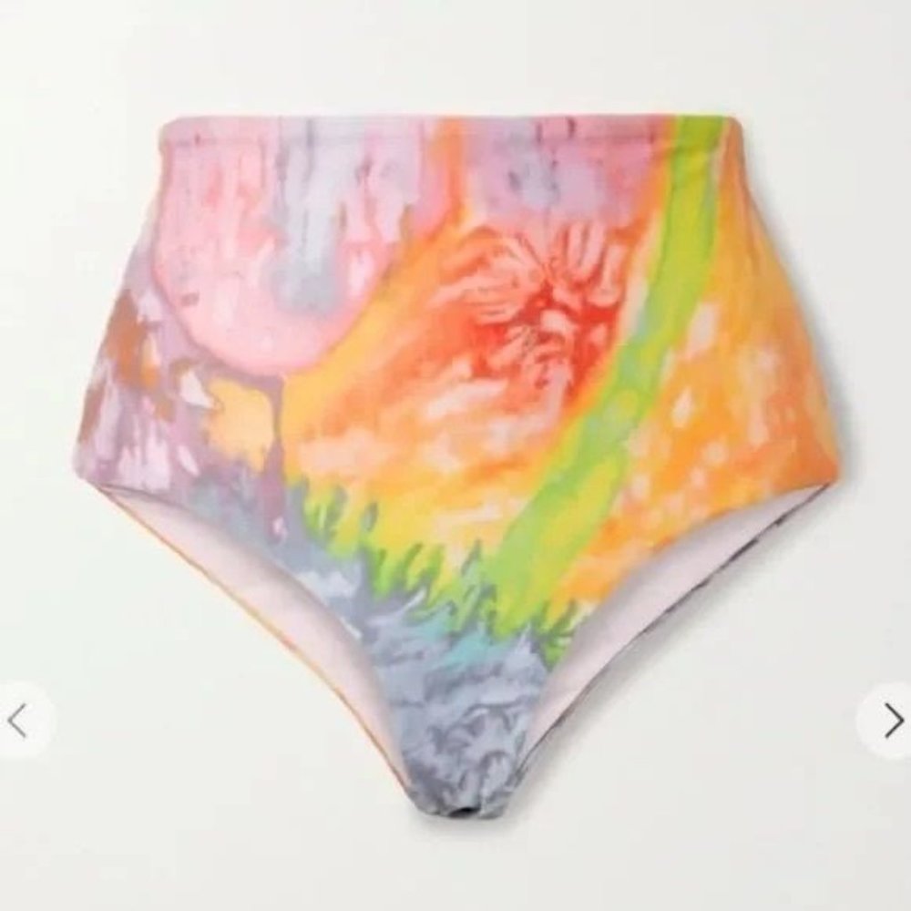 MARA HOFFMAN + NET SUSTAIN Lydia Tie Dyed Recycled Bikini Briefs - Picture 3 of 10